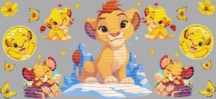 16oz Disney style-D-890